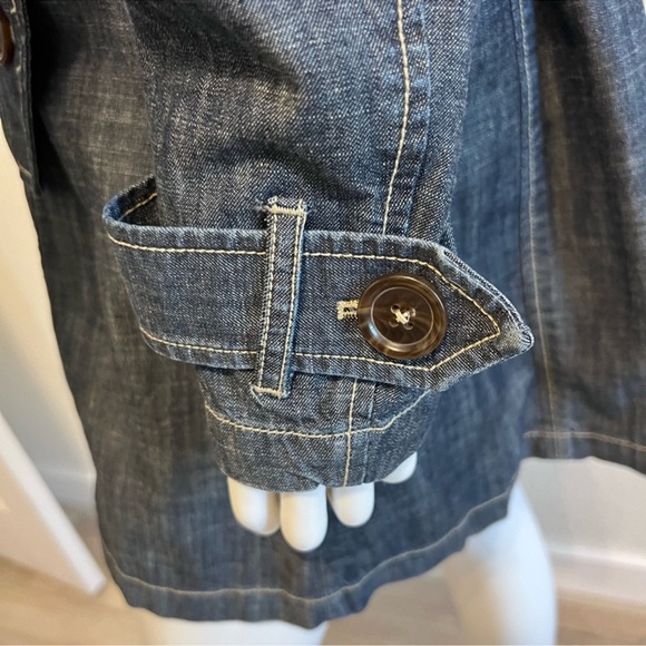 Forth & Towne Denim Trench Coat XL - Picture 5 of 13